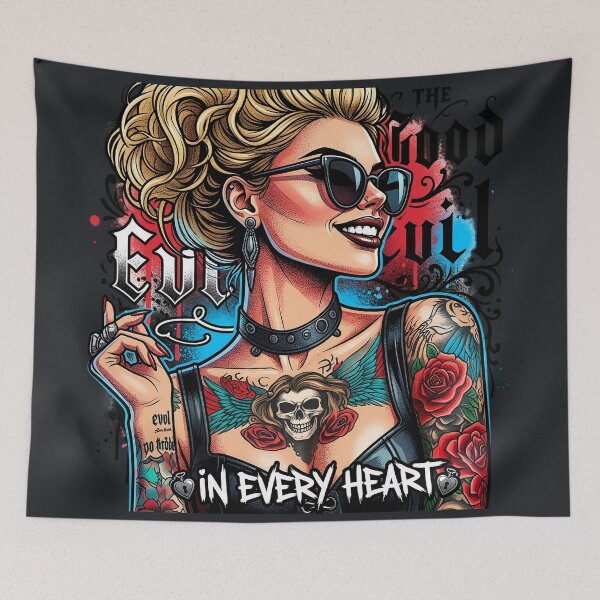 Item preview, Blonde Woman Sunglasses Good Evil designed and sold by Voodoo Store Paranormal Collections.