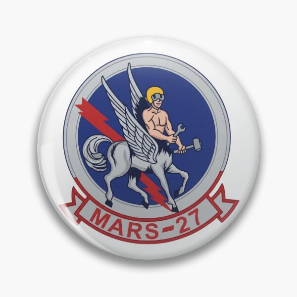 Item preview, USMC MARS-27 Marine Air Repair Squadron 27 Patch designed and sold by CharlieDesings.