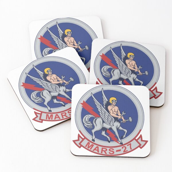 Item preview, USMC MARS-27 Marine Air Repair Squadron 27 Patch designed and sold by CharlieDesings.