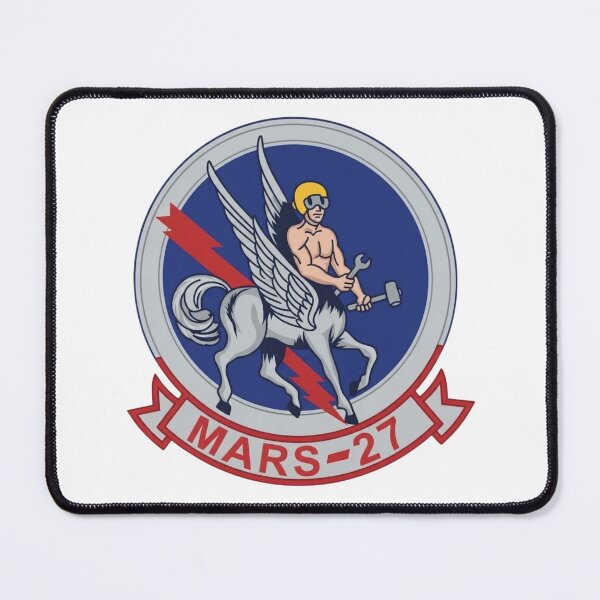 Item preview, USMC MARS-27 Marine Air Repair Squadron 27 Patch designed and sold by CharlieDesings.
