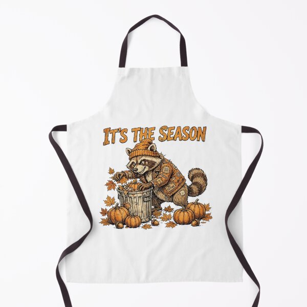 Item preview, It's The Season Funny Feral Fall Raccoon Pumpkin Trash Can Punk Autumn designed and sold by Yellowriversss.