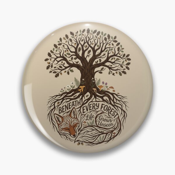Item preview, Beneath Every Forest Woodland Artwork | Premium Nature Illustration designed and sold by Amr Darwish Graphic designer.