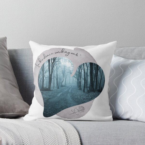 Item preview,  In the silence something waits Trees Dark Academia Quote designed and sold by WildWoodlandWitch.