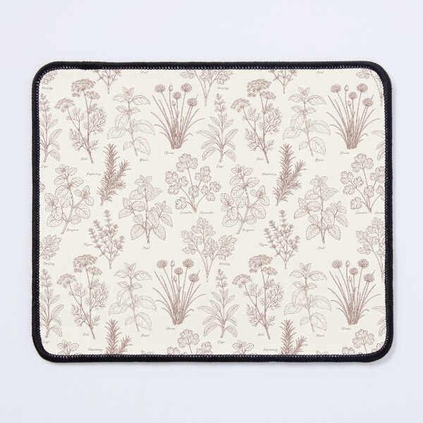 Item preview, Kitchen herb garden. Culinary herbs outline drawing  designed and sold by iclipart.