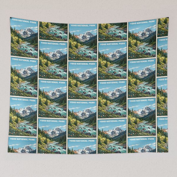 Item preview, Yoho National Park Canada Mountain River Landscape designed and sold by TeeARTHY.