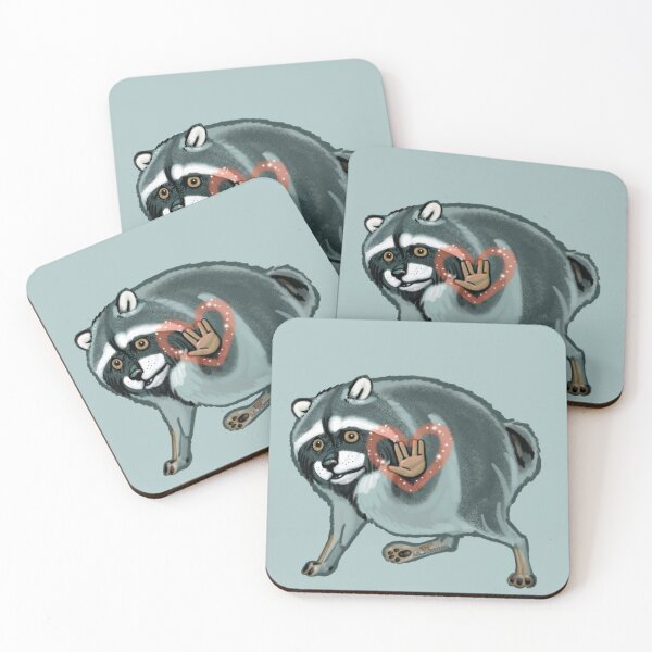 Item preview, Jimothy, the Hunchback Raccoon, handpainted picture designed and sold by AK-Hevonen.