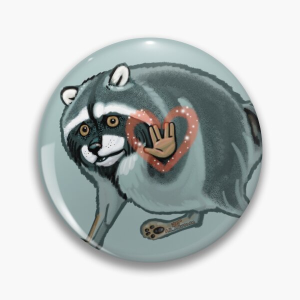 Item preview, Jimothy, the Hunchback Raccoon, handpainted picture designed and sold by AK-Hevonen.