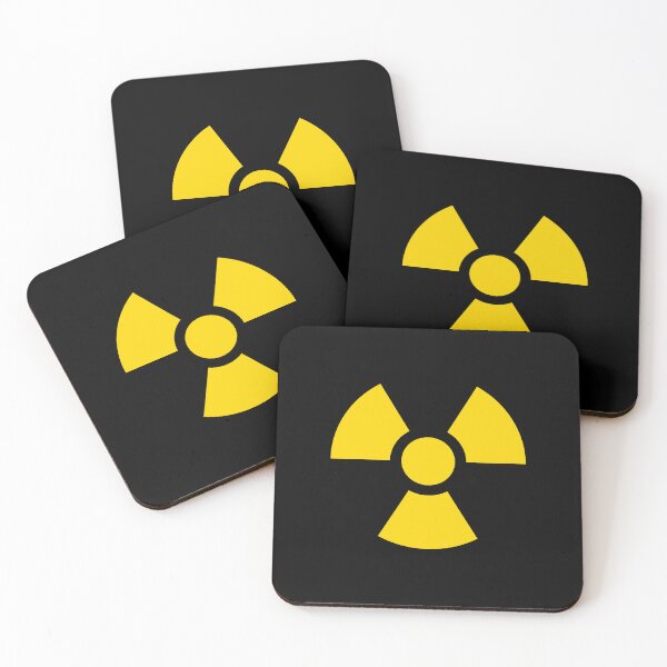 Item preview, Gold Radioactive Warning sign symbol designed and sold by pattern-archive.