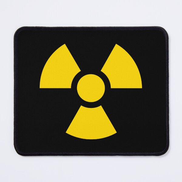Item preview, Gold Radioactive Warning sign symbol designed and sold by pattern-archive.