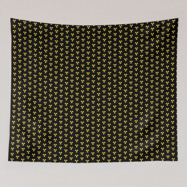 Item preview, Gold Radioactive Warning sign symbol designed and sold by pattern-archive.