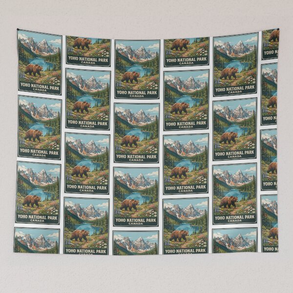 Item preview, Yoho National Park Canada Grizzly Bear Wildlife  designed and sold by TeeARTHY.