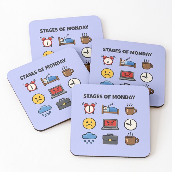 Item preview, Stages Of Monday designed and sold by xmoudx.