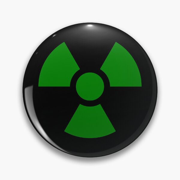 Item preview, Green Radioactive Warning sign symbol designed and sold by pattern-archive.