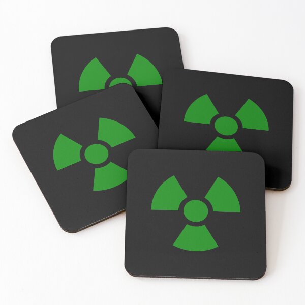 Item preview, Green Radioactive Warning sign symbol designed and sold by pattern-archive.