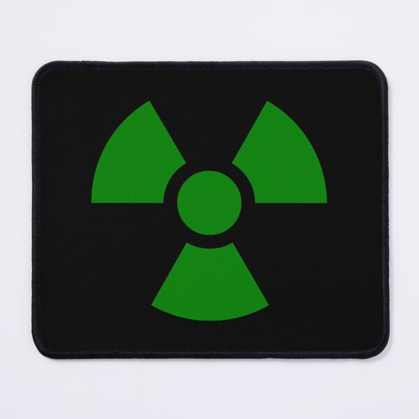 Item preview, Green Radioactive Warning sign symbol designed and sold by pattern-archive.