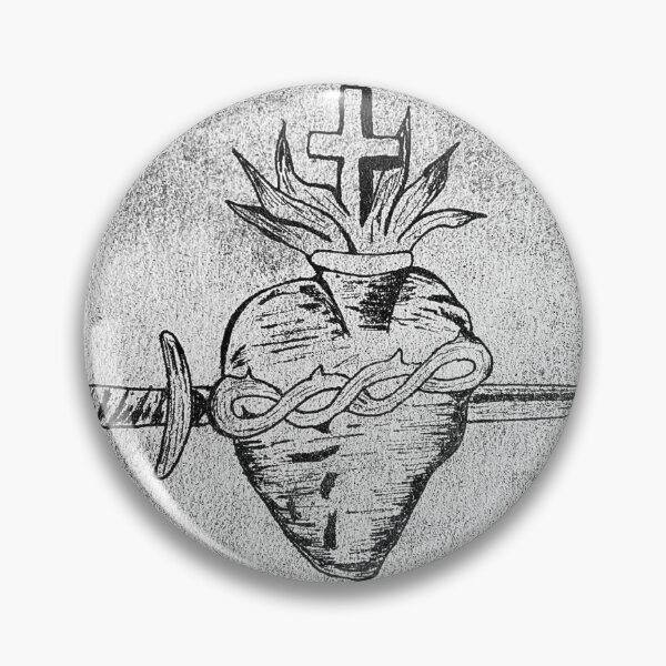 Item preview, Sacred Heart Illustration designed and sold by moonshinemais.