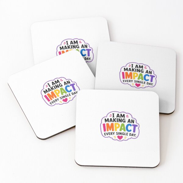 Item preview, I Am Making an Impact Every Single Day – Teacher Design designed and sold by jillymask12.