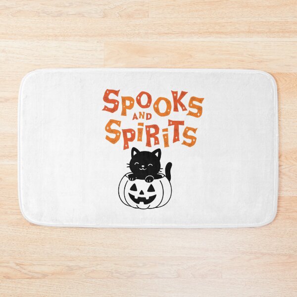 Item preview, Spooks and Spirits Cute Black Cat Halloween Pumpkin designed and sold by     Sela Art .