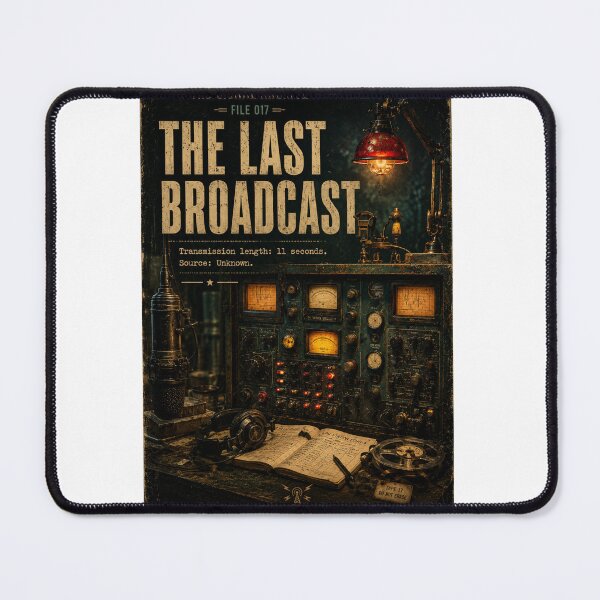 Item preview, The Last Broadcast – The Signal Archive File 017 | Retro Sci-Fi Radio Station Poster designed and sold by THE VESSEL ARCHIVE.