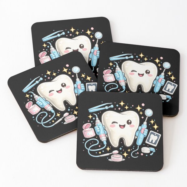 Item preview, Dental Hygienist Gift Cute Tooth Art designed and sold by Corvoria.
