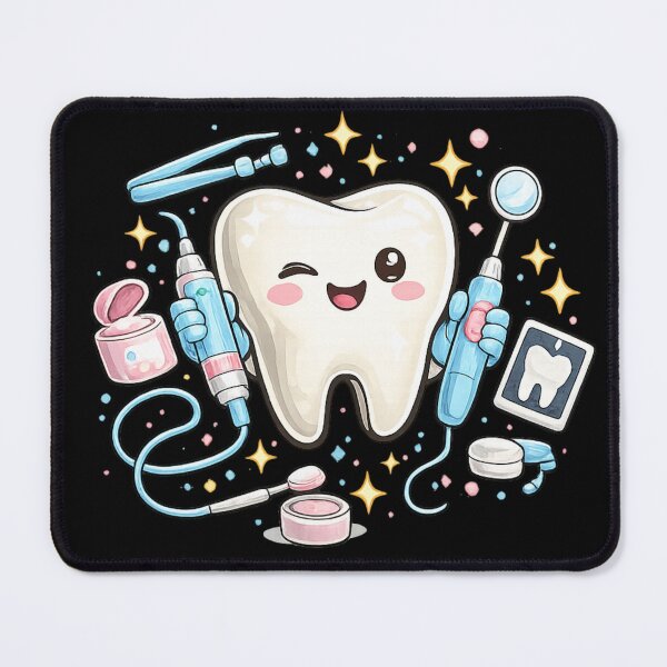 Item preview, Dental Hygienist Gift Cute Tooth Art designed and sold by Corvoria.