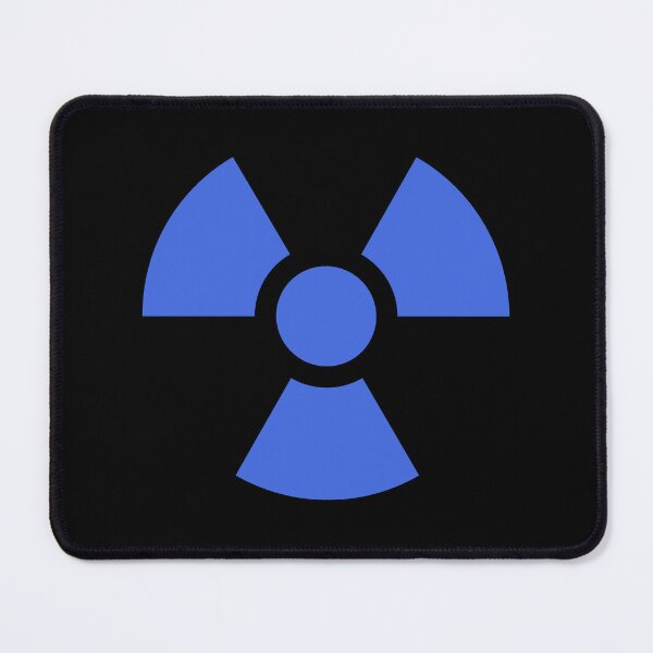 Item preview, Royal Blue radioactive symbol designed and sold by pattern-archive.