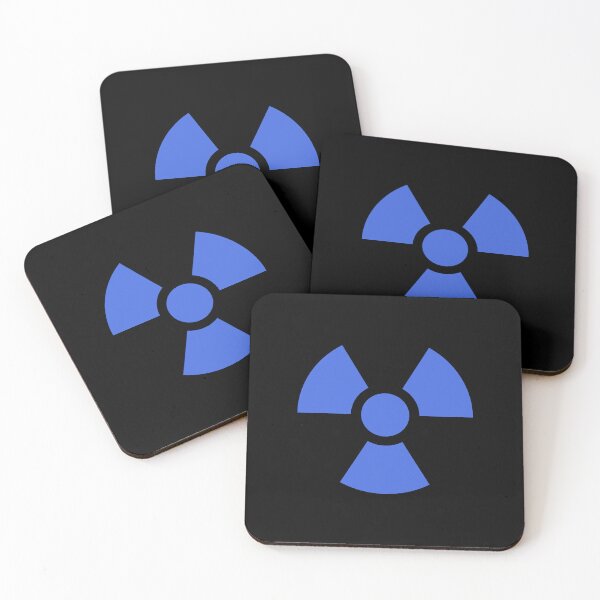 Item preview, Royal Blue radioactive symbol designed and sold by pattern-archive.
