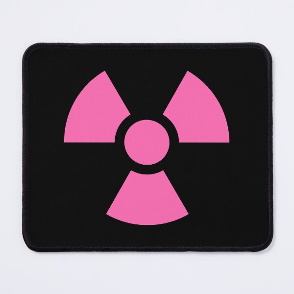 Item preview, Pink Radioactive Warning sign symbol designed and sold by pattern-archive.