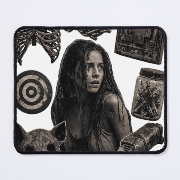 Item preview, Dark horror composition with pig mask and metal as isolated object designed and sold by Creative88Art.