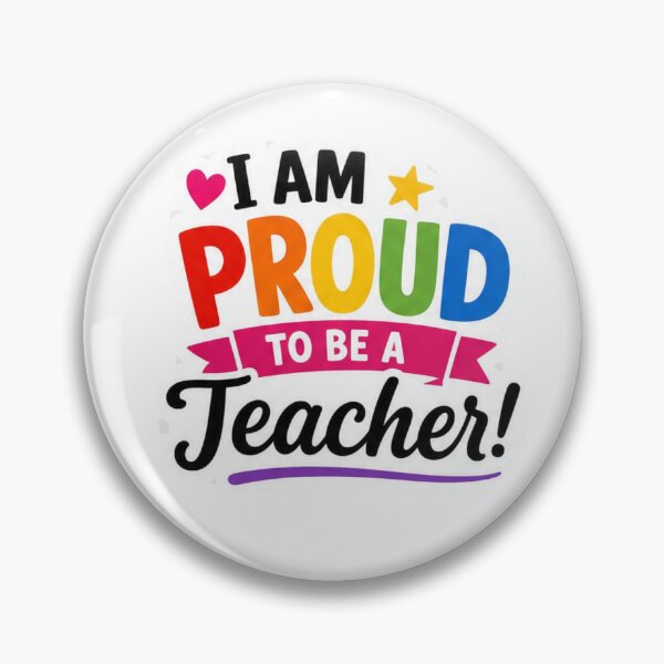Item preview, I Am Proud to Be a Teacher – Colorful Educator Pride designed and sold by jillymask12.