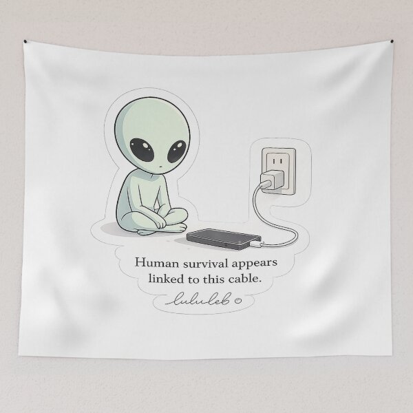 Item preview, Alien studies Phone loader designed and sold by LuluLeb.