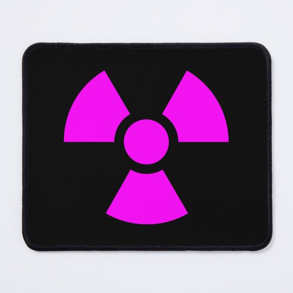 Item preview, Magenta Radioactive Warning sign symbol designed and sold by pattern-archive.