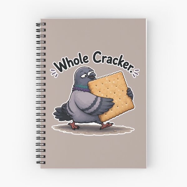 Item preview, Funny Pigeon Sticker – Whole Cracker Cartoon Bird designed and sold by SimplePoDesign.