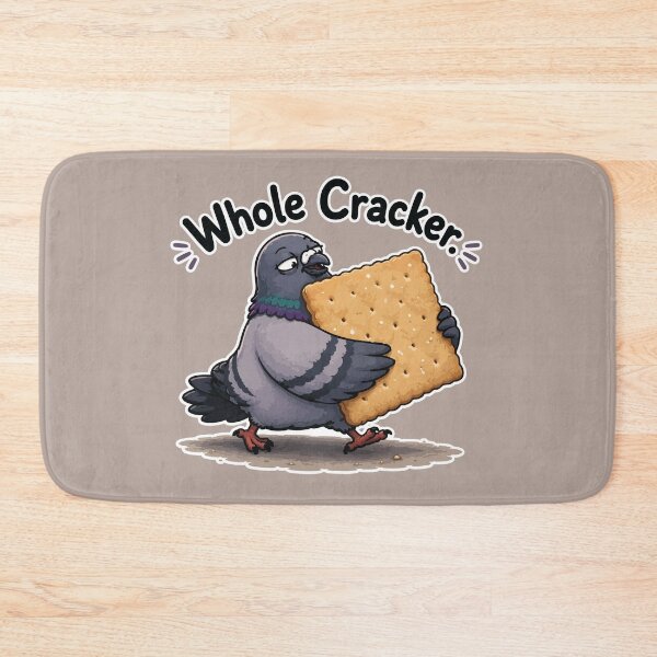 Item preview, Funny Pigeon Sticker – Whole Cracker Cartoon Bird designed and sold by SimplePoDesign.