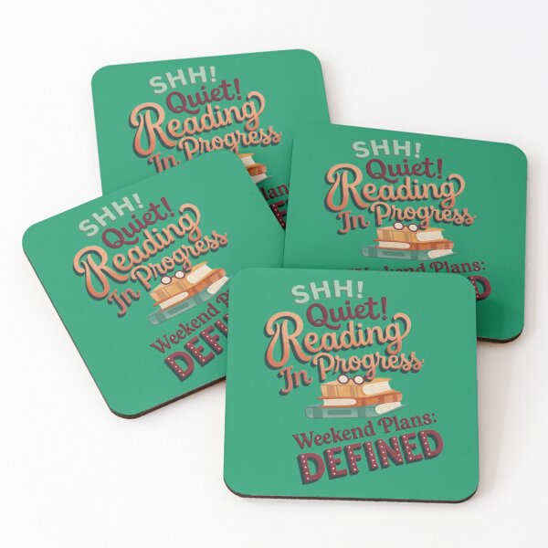 Item preview, Shh Quiet Reading In Progress Bookish Typography designed and sold by My-Hoodies.