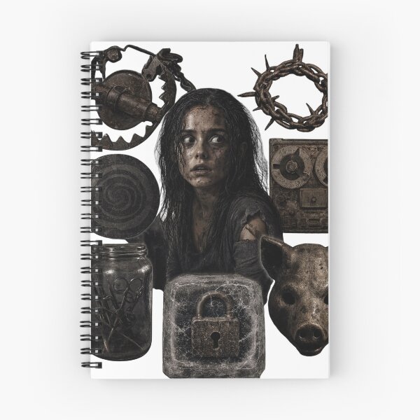 Item preview, Horror concept collage with terrified woman as transparent cutout designed and sold by Creative88Art.