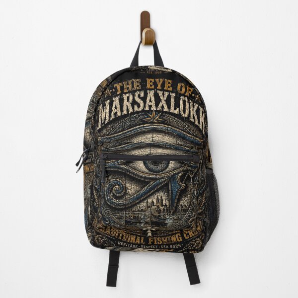 Item preview, The Eye of Marsaxlokk Traditional Fishing Crew Malta Vintage art designed and sold by RoyalOrderGallery.