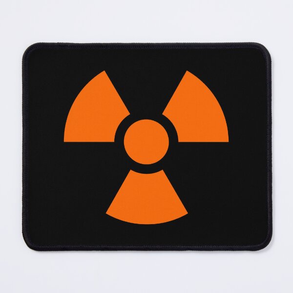 Item preview, Orange Radioactive Warning sign symbol designed and sold by pattern-archive.