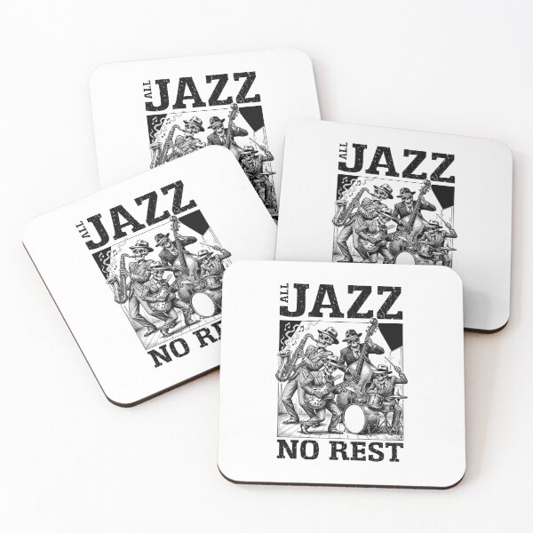 Item preview, All Jazz Music No Rest Funny Skeleton Band Musician designed and sold by GrandeDuc.