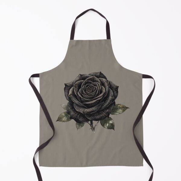 Item preview, Luxury Black Rose Gold Glitter Dark Botanical Floral Art designed and sold by BreezifyDesignStudio.