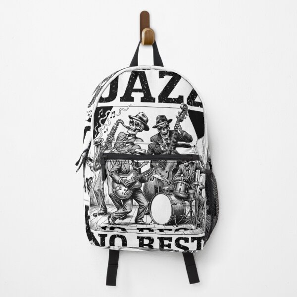 Item preview, All Jazz Music No Rest Funny Skeleton Band Musician designed and sold by GrandeDuc.