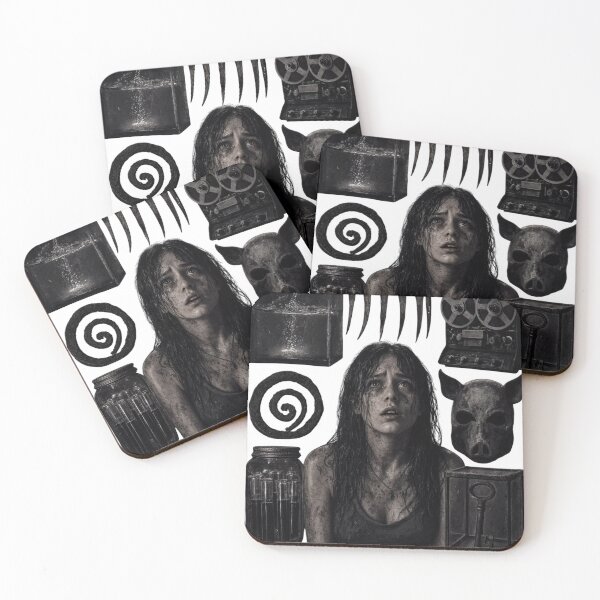 Item preview, Dark horror elements collage with scared woman and as isolated PNG designed and sold by Creative88Art.