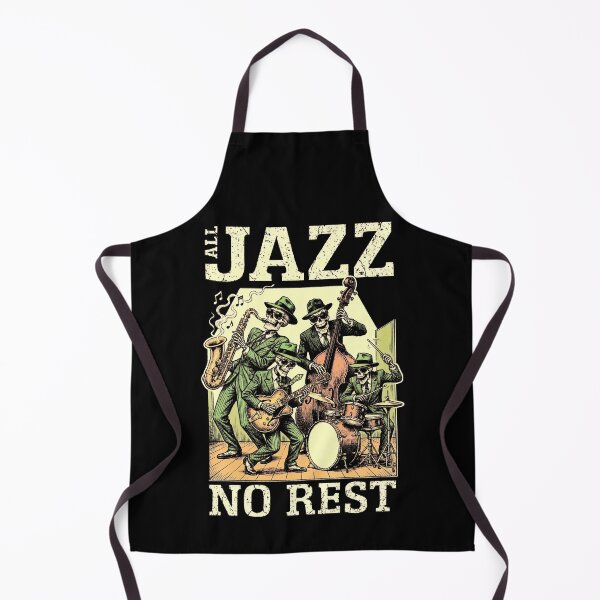 Item preview, All Jazz Music No Rest Funny Skeleton Band Musician designed and sold by GrandeDuc.