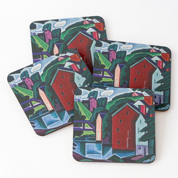 Item preview, New Jersey Village -Oscar Bluemner designed and sold by tomorrowsart.