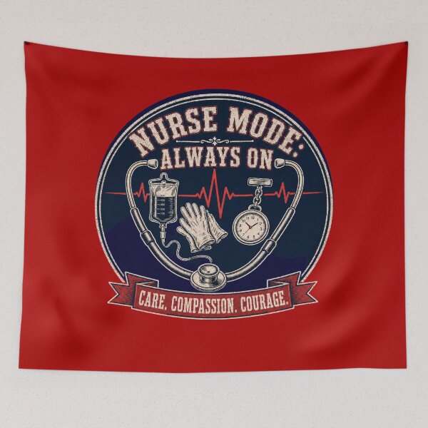 Item preview, Nurse Mode Always On  designed and sold by freshwear design.