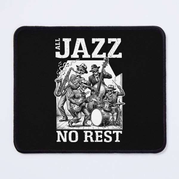 Item preview, All Jazz Music No Rest Funny Skeleton Band Musician designed and sold by GrandeDuc.