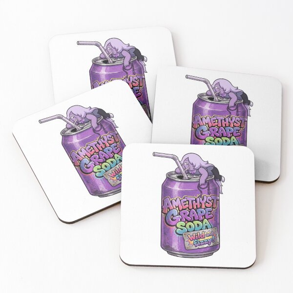 Item preview, Amethyst Grape Soda Can - Wild Fizzy Pop Art designed and sold by 0Zetgest.