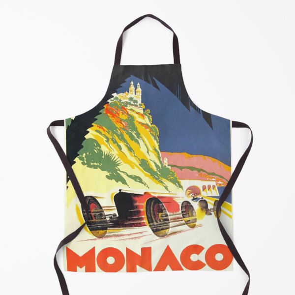 Item preview, Monaco Grand Prix 1932 Vintage Racing Poster designed and sold by Retr0Tshirts.