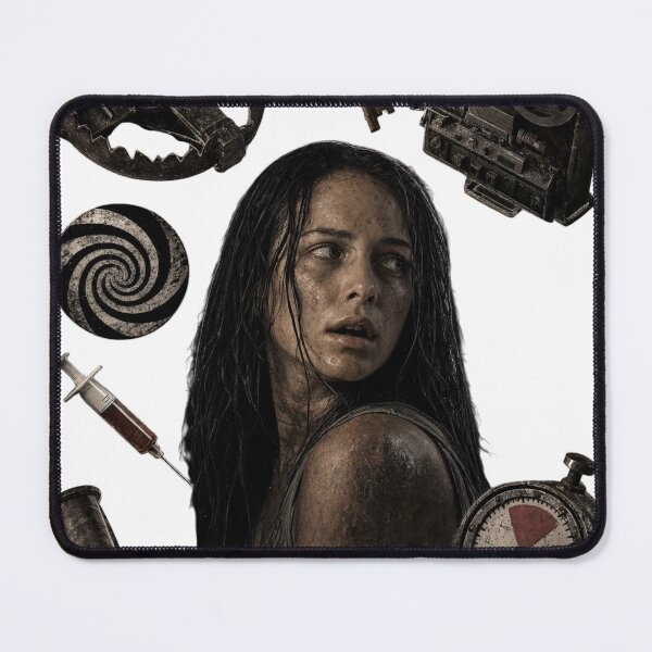 Item preview, Horror theme collage with frightened woman and as isolated element designed and sold by Creative88Art.