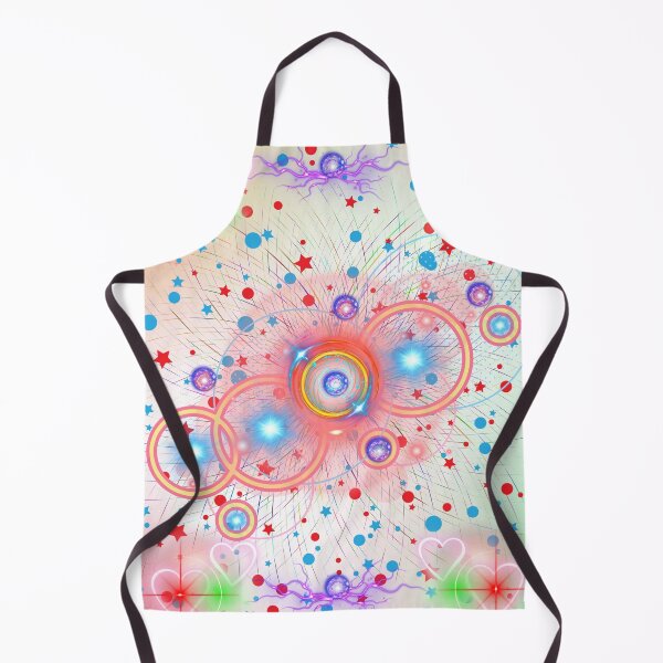 Item preview, Cosmic Sparkles & Vibrant Hearts Abstract Art designed and sold by BULAIR89.